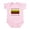Petal Pink, variant on CafePress - Half Lithuanian Body Suit - Baby Light Bodysuit, Size Newborn - 24 Months