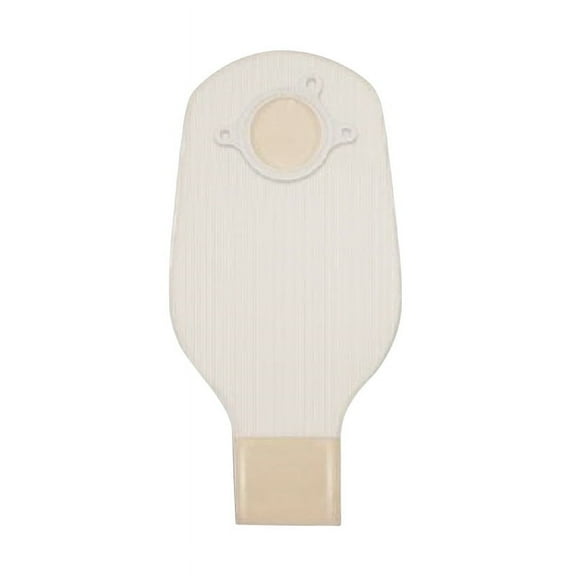 SUR-FIT Natura Two-Piece Ostomy Drainable Pouch, 1 1/2" Flange, 12" Length, Opaque, 10 Count