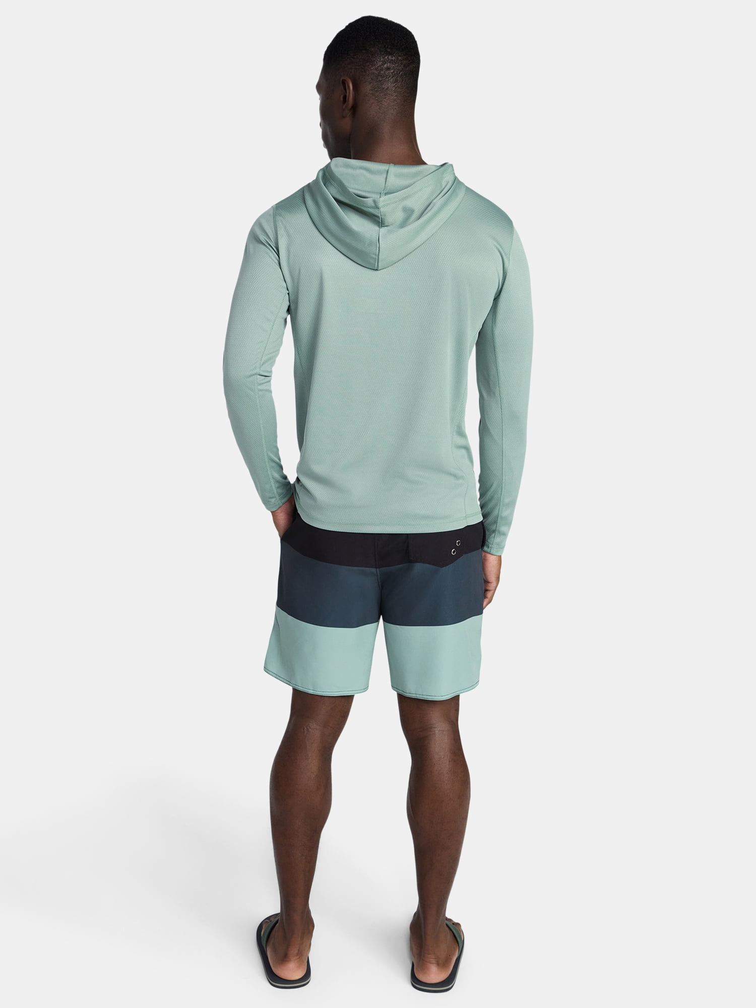 Laguna Men's Rash Guard and 7" Volley Shorts Swim Set, 2-Piece, Sizes M-2XL