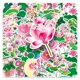 thumbnail image 1 of Calcomanías impermeables con forma de flor de loto, 50 unidades, 1 of 2