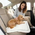 thumbnail image 4 of Luxury Non-Slip Pet Car Mat, Thickened Plush Dog Seat Cover for Vehicle Backseat, Soft Universal Furniture Protector for SUVs and Trucks, Cozy Pet Travel Cushion for Large Dogs, 137x60cm, 4 of 6