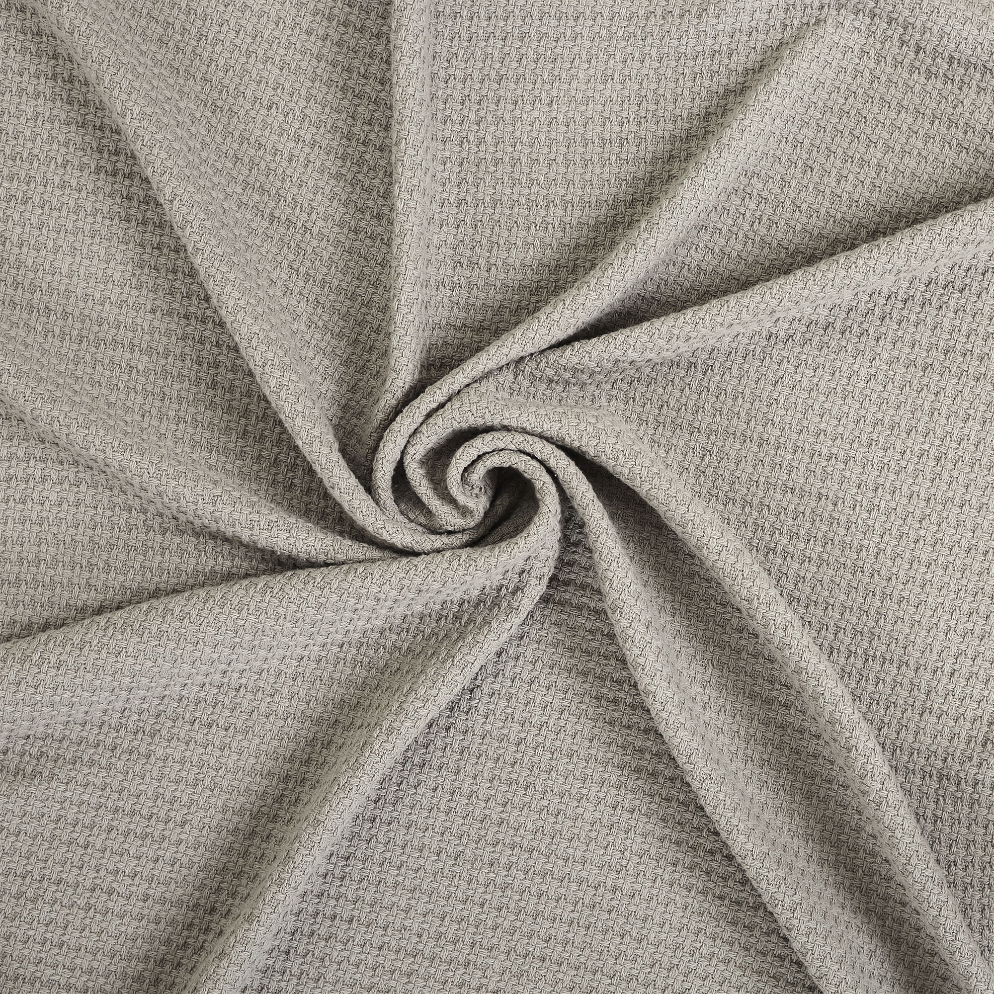 Modern Thread Taupe Waffle Weave 100% Cotton Adult Thermal Blanket, King