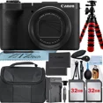 thumbnail image 1 of Canon PowerShot V1 4K Vlogging Camera with 2 Pack 32GB Memory Card + Case + Tripod + ZeeTech Accessory Bundle, 1 of 4