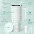 thumbnail image 3 of Vaso SANDJEST de acero inoxidable aislante de 40 oz con asa, 3 of 9