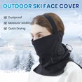 thumbnail image 4 of LJNYFDC Cycling Neck Protector Cover Cycling Face Guard Balaclava Elastic Drawstring Super Soft Windproof Cold Weather Winter Warm Neck Protector, 4 of 7