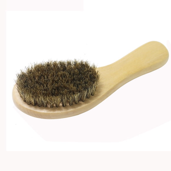 Cepillo de afeitado de barbero, mango de madera, cerdas naturales, cepillo de afeitado para hombre