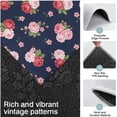 thumbnail image 3 of Pioneer Flower Floral Print Pattern Kitchen Rugs Sets Of 3,Kitchen Runner Rugs Non Skid Washable,Decorative Kitchen Floor Mats for Kitchen,Sink,Laundry,17X30 Inch + 17X47 Inch + 17X59 Inch, 3 of 6