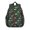 Dinosaur and Leaf-2, variant on Dinosaur and Leaf Black Pattern Backpack for School, Cute School Bag with Adjustable Shoulder Straps and Padded Back, 15"x11.42"x5.5"