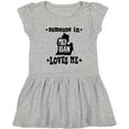 thumbnail image 3 of Inktastic Michigan Travel Someone Loves Me Girls Toddler Dress, 3 of 5