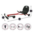 thumbnail image 3 of Landshark Ride-On, Kinetic Energy Shark Action Kids Ages 5-12, Red, Push & Pedal Ride-On, 3 of 8