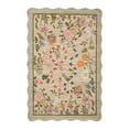 thumbnail image 2 of HOMERRY Scalloped Snake Animal Floral Print Doormat 2' x 3' for Bedroom Throw Rug for Kitchen Indoor Carpet, Brown, 2 of 5