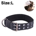 thumbnail image 2 of Collar para perros grandes, collares tácticos anchos con asa para perros de razas extra grandes, collar grueso de nailon para cachorros., 2 of 5