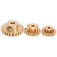 thumbnail image 1 of RC Gear, Reliable Processing Brass Material Practical Convenient RC Car Gear Wear   for WPL D12 1/10 RC Truck, 1 of 8