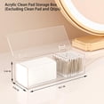 thumbnail image 3 of Caja de almacenamiento de acrílico para almohadillas Clean Skin Club Clean², 3 of 9