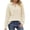 Beige, variant on Scyoekwg Womens Tops Long Sleeve V-Neck Basic Tops Women Blouses Lightweight Dressy Casual Blouses Fall Tops Solid Color Trendy Pullover (Beige,L)