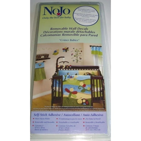 Nojo Critter Babies Wall Decals Walmart
