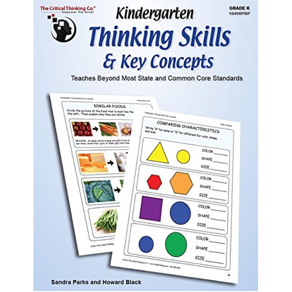 Pre-Owned Kindergarten Thinking Skills & Key Concepts Workbook - Teaches Beyond Most State & Common Core Standards (Grade K), 9781601447678, 1601447671, Paperback,