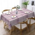 thumbnail image 2 of YFYANG Rectangular Polyester Table Cloth Watercolor Purple Textured Table Cover for Indoor Outdoor Kitchen Restaurant Table Decoration Tablecloths，54" X 72", 2 of 9