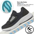 thumbnail image 7 of Ablanczoom Sneakers Women Running Shoes Lace-up Non-Slip Breathable Mesh Sports Tennis Walking Shoes, 7 of 7