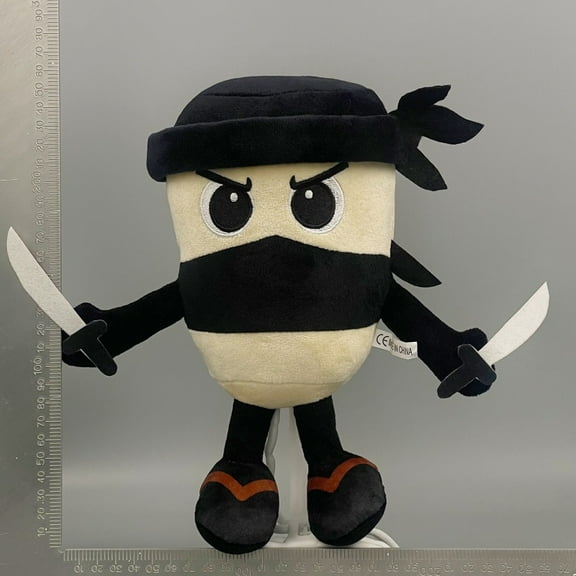 Italian Brainrot Plush – 9.84 Inch Capuccino Assassino Plush Toy, Collectible Stuffed Animals Plush Toy Gifts for Fans