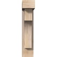 thumbnail image 2 of Ekena Millwork 5 1/2"W x 18"D x 26"H Westlake Block Smooth Bracket w/ Offset Brace, Douglas Fir, 2 of 25