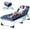 Blue Face Down Tanning Chair w/2 Sided Cushion & Pillow