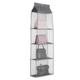 thumbnail image 1 of 2/3/4 Grids Pockets Hanging Bag Transparent Protective Bag Cover For Preventing Bag Abrasion, 1 of 2