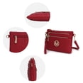 thumbnail image 5 of MKF Collection Roonie Signature Women's Crossbody Bag, Vegan Leather Wristlet Purses and Handbag by Mia K - Purple, 5 of 5