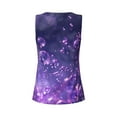 thumbnail image 5 of Picia Purple Bubble Abstract Art Pattern Women's Workout Tank Top,Breathable Activewear,Slim Fit Athletic Top,Versatile Workout Moisture-wicking top-XX-Large, 5 of 9