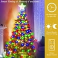 thumbnail image 4 of Guirnalda de Luces para Árbol de Navidad 410 LED 2m x 16 Multicolor, 4 of 8