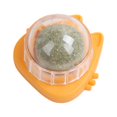 thumbnail image 1 of Juguetes de hierba gatera, comida natural para gatos, bola comestible de hierba gatera, aperitivos de menta (naranja Likrtyny Libre de BPA, 1 of 3