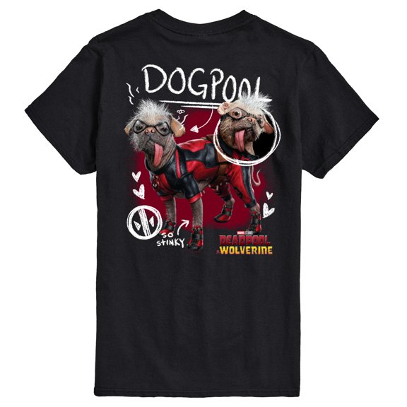 Marvel Deadpool & Wolverine - Dogpool Doodles - Men's Short Sleeve Graphic T-Shirt