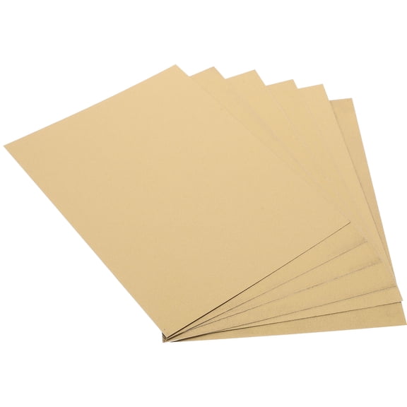 Minkissy 6Pcs Golden Sublimation Metal Blanks Aluminum Plates for Vibrant Party Backgrounds