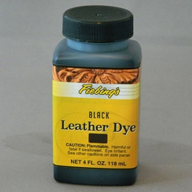 Fiebing's Black Leather Dye - 4oz for sale online