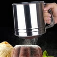 thumbnail image 3 of FUTUREORYY Stainless Steel Baking Sifters Fine Mesh Filtering Tool for Restaurant Use 1Set, 3 of 8