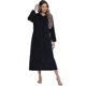 thumbnail image 2 of Women's Flannel Robe Zipper Front Robes Full Length Bathrobe, 2 of 3