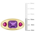 thumbnail image 2 of Everly Women's Spinel and Rhodolite 14k Yellow Gold Ring, 2 of 8