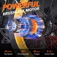 thumbnail image 2 of EOEOTWO E01 Electric Bike, UL 2849 Certified, 750W Peak Motor, Up to 28 MPH, 48V 15Ah Battery, Up to 60 Miles, 26" x 4" Fat Tire Off-Road E-Bike for Adults, 2 of 8