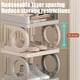 thumbnail image 5 of 4 Tier Shoe Rack, Gris, 5 of 6