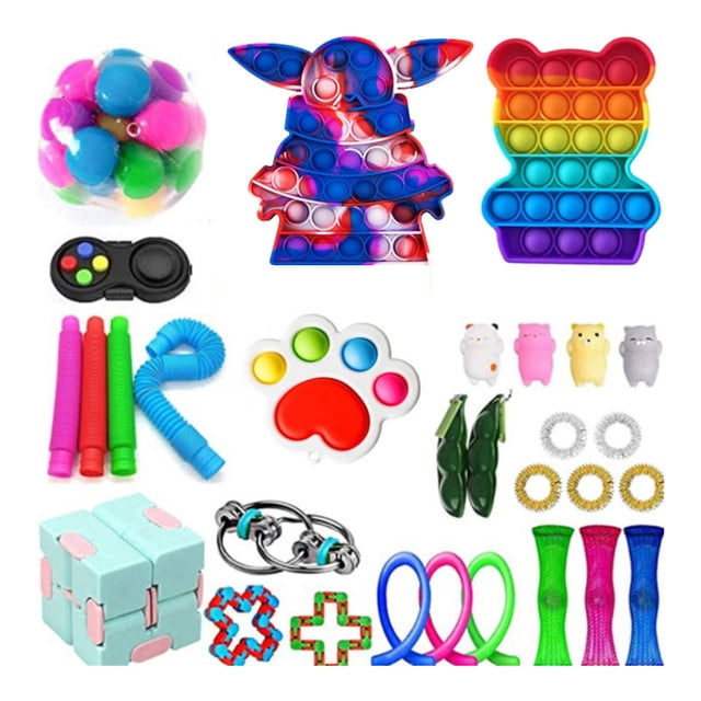 Juguete sensorial Push Bubble Fidget para aliviar el estrés del autismo