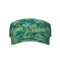 thumbnail image 2 of Kdxio Jungle Leopard Print Sun Visor Hat Golf Visor Adjustable Velcro Outdoor Sports Cap for Men Women, 2 of 7