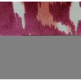 thumbnail image 2 of Plutus Velvet Bliss Coral Handmand Throw Pillow, (12" x 20"), 2 of 2