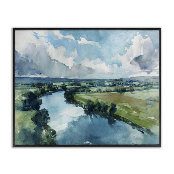 Stupell Industries In The Wild Flow Black Framed Giclee Art, design by Svetlana Aleynikova