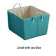 thumbnail image 3 of Toystoory Cesta de almacenamiento Rectangular apilable Papelera de tela Caja organizadora de artículos diversos para el hogar Sala de estar Almacenamiento y organización del hogar Marrón 45x35x25cm, 3 of 6