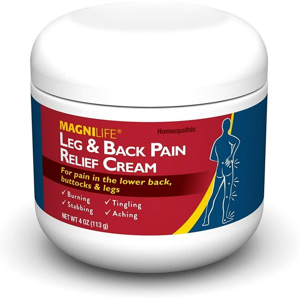 MagniLife Leg & Back Pain Relief Cream 4oz - Walmart.com - Walmart.com