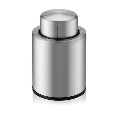 

Vacuum Wine Bottle Stoppers Plug Silicone Reusable with Time Scale