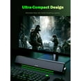 thumbnail image 2 of BLUEDEE Computer Speakers for Desktop PC, Computer Sound bar, HiFi Stereo Speakers for Computer Desktop, Bluetooth 5.0 and 3.5mm Aux-in PC Soundbar, USB/USB C Powered Gaming Speakers for pc, Laptop, 2 of 9