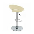 thumbnail image 3 of Set of 4 Modern Home Rho "Leather" Contemporary Adjustable Height Counter/Bar Stool (Toffee), 3 of 5