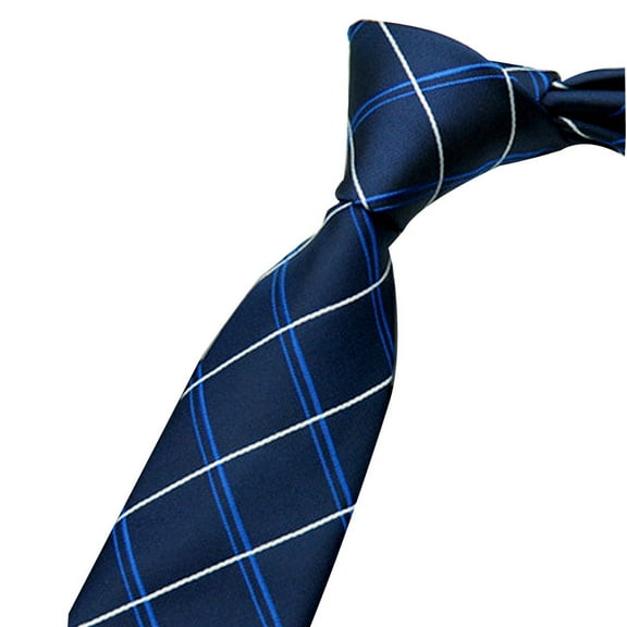 IDALL Ties for Men,Neckties for Men Man's Accessories Classic Neck Tie Business Casual Knitted Neckties Blue Skinny Ties Blue