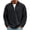 004_Black, variant on Mens Quarter Zip Pullover Corduroy Sweatshirt Casual Half Zip Sweater Top Lightweight Stand Collar Golf Polo Shirt for Sports & Leisure